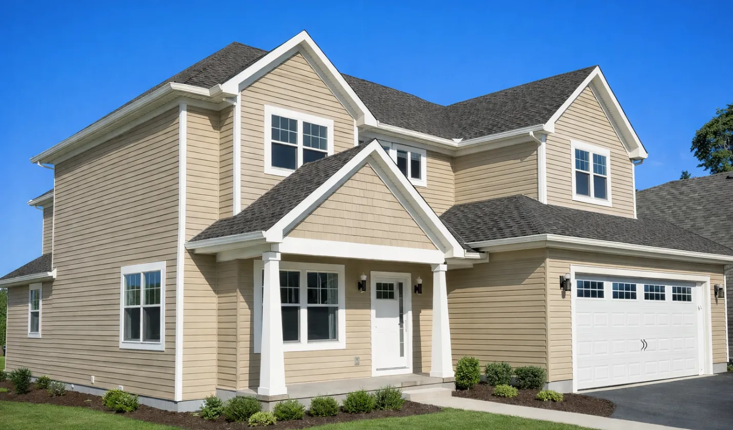 Framing After Wood Structure Completed